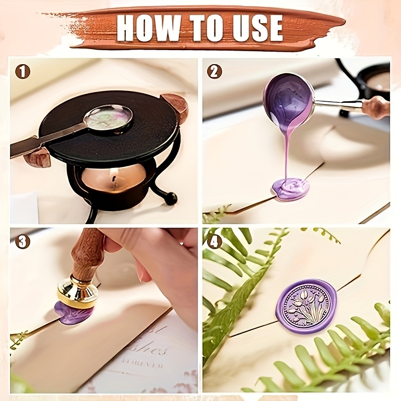 Juego de 21 Sellos de Cera con - Wax Seal Stamp Set reseña y precio