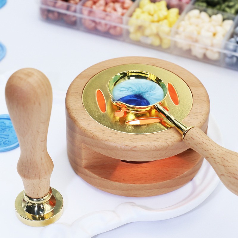 Kit de Horno para Sellos de Ce - Wax Seal Stamp Set reseña y precio